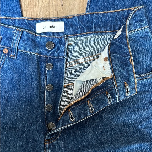 Dark Wash Decade Studio Bonnie Straight Leg Jeans - Picture 4 of 6